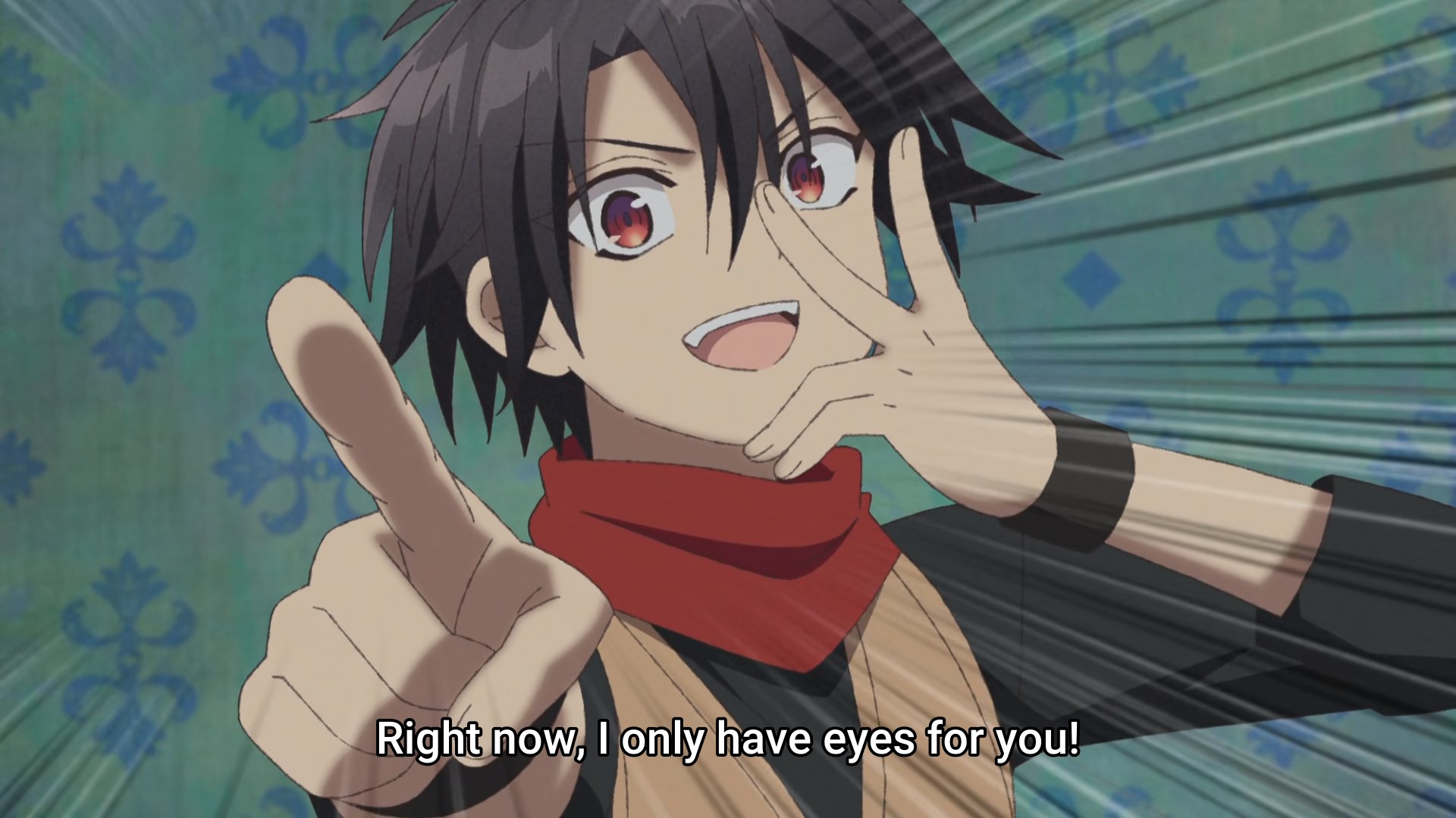 Our hero, your usual brown haired isekai protag-kun, does his best chuuni stance and says that right now he only has eyes for Cecilia, the healer from the Hero's party.